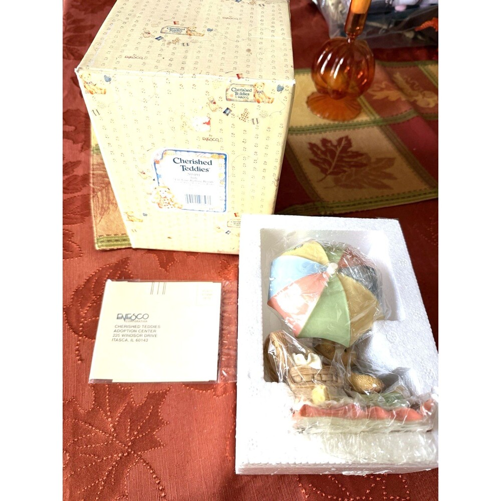 Cherished Teddies Judy "I'm Your Bathing Beauty" Enesco 1996 #203491